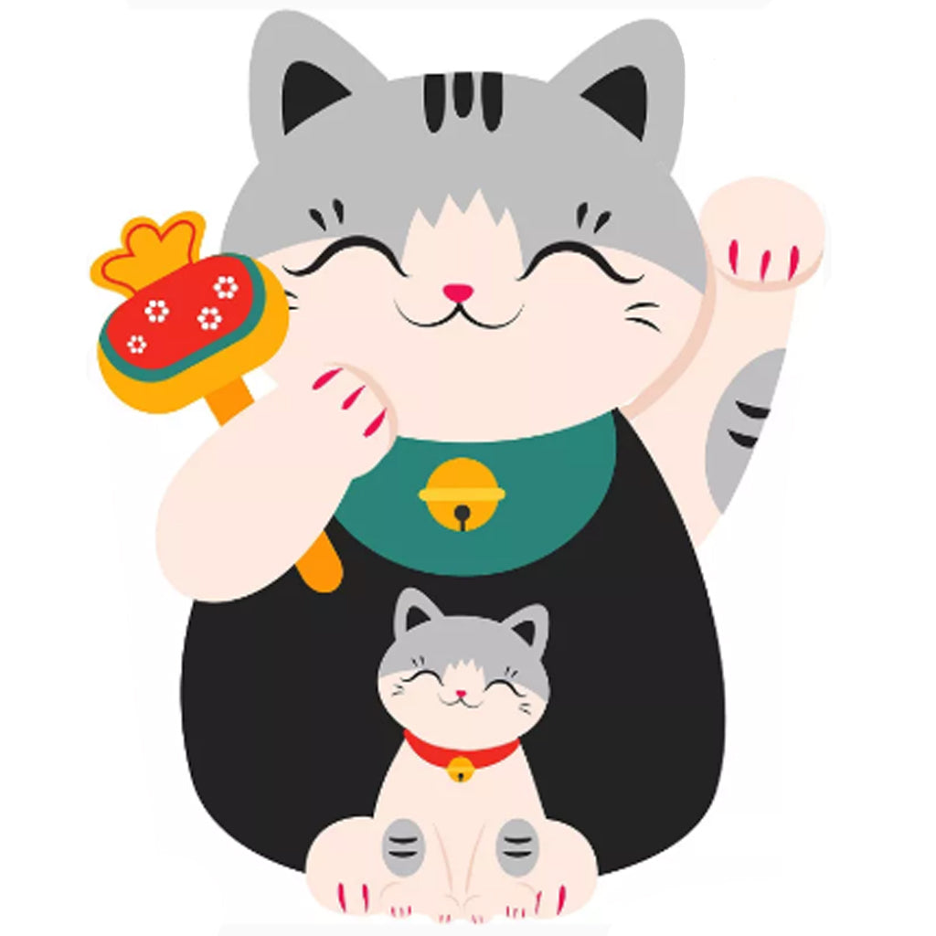 Full Diamond Painting kit - Lucky Cat