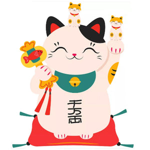 Full Diamond Painting kit - Lucky Cat