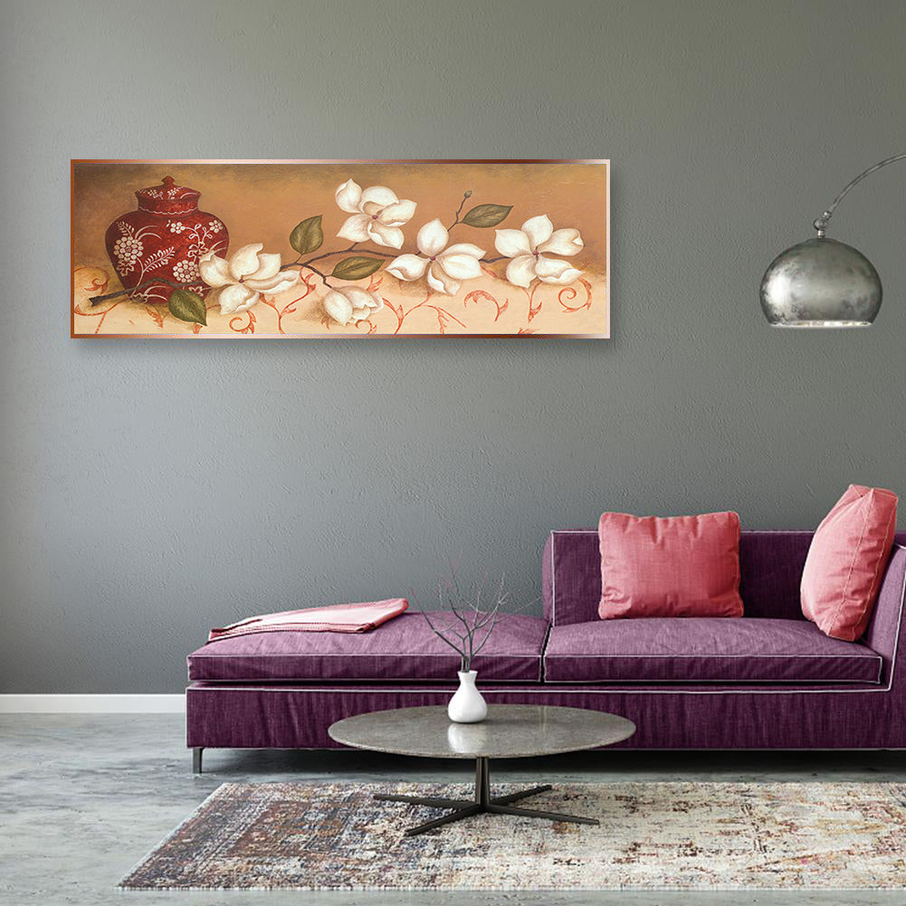 Full Large Diamond Painting kit - Vintage flower