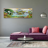 Full Large Diamond Painting kit - Beautiful mountain and lake landscape