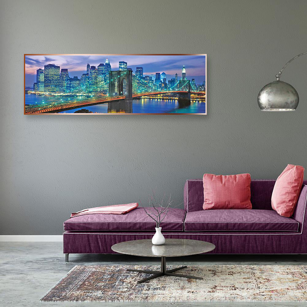 Full Large Diamond Painting kit - Manhattan Bridge
