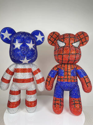 DIY Spiderman Popobe bear (with glue tools)