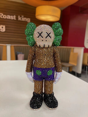 DIY Kaws -Crystal Rhinestone Full Diamond Painting  (with glue tools)