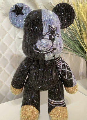 DIY White with black Popobe bear (with glue tools)