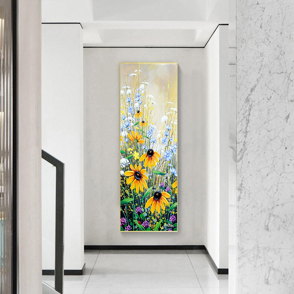 Full Large Diamond Painting kit - Wildflowers