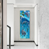 Full Large Diamond Painting kit - Dolphins