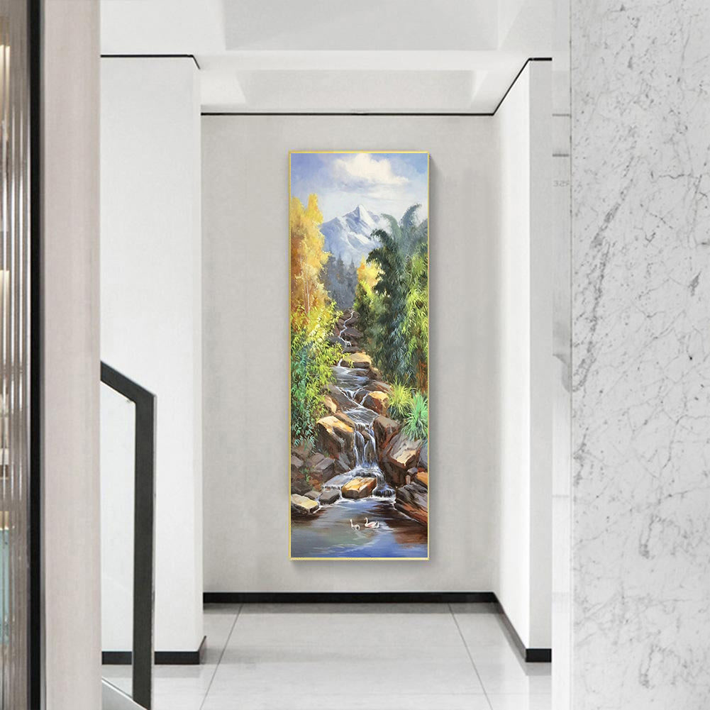 Full Large Diamond Painting kit - Mountain stream