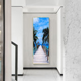 Full Large Diamond Painting kit - Plank road by the sea