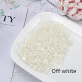 DIY Pure colors pearl flat bottom drills (1000pcs)