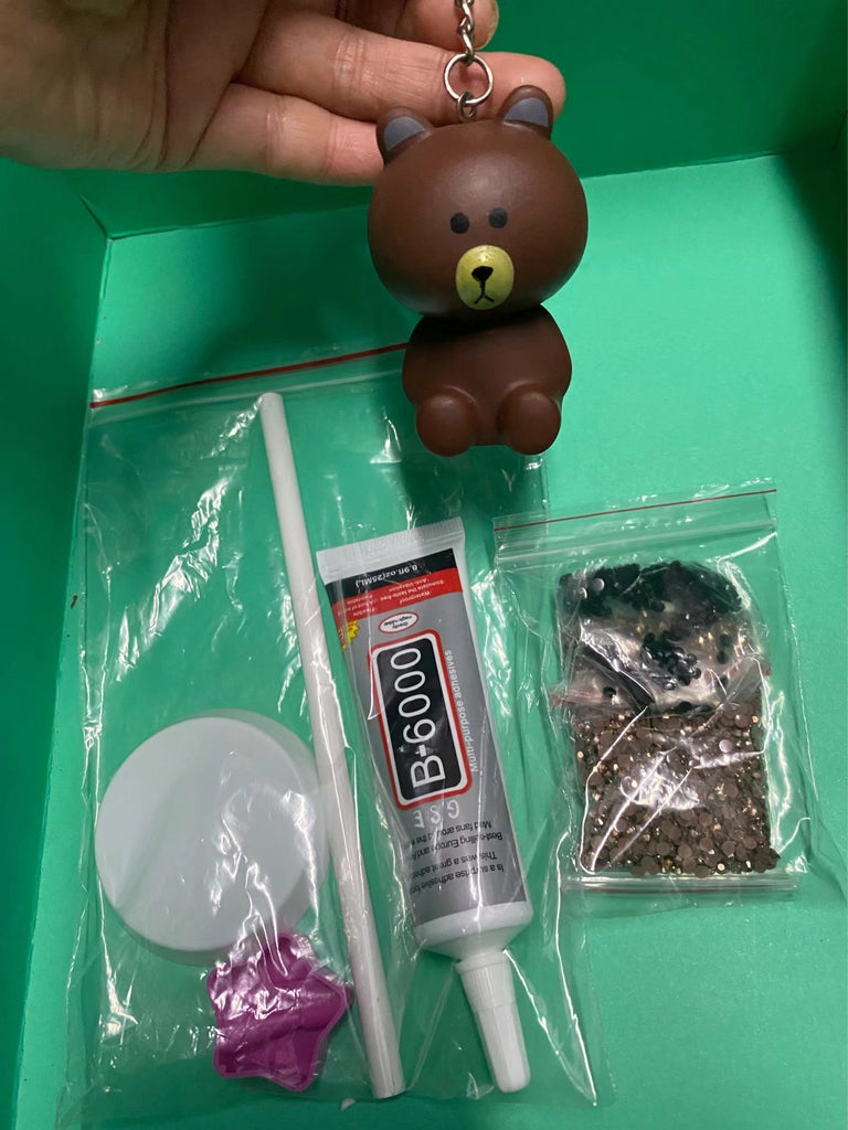DIY Small Brown Bear And Cony Rabbit (with glue tools)