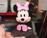 DIY Mickey Minnie car ornaments  (with glue tools)