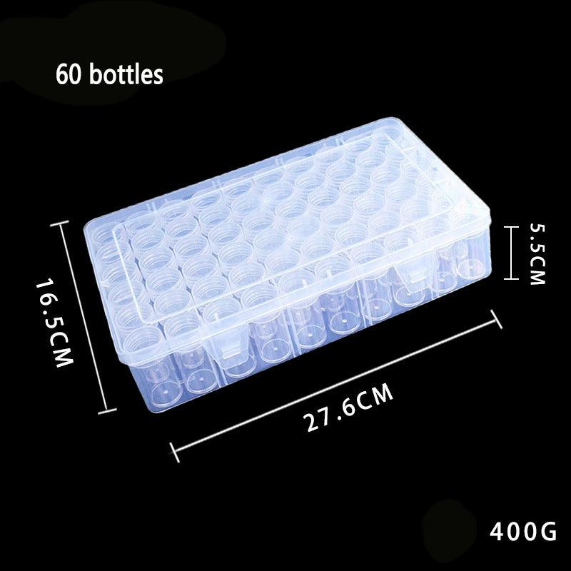 Slots Bottles drills Storage Box (Give stickers free) - Hibah-Diamond painting art studio