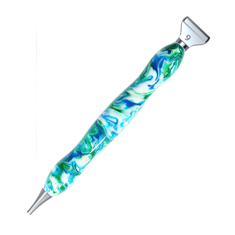 Resin Point Drill Pen Metal Alloy Pen Head Combination set