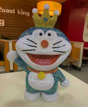 DIY Fat Blue Doraemon  (with glue tools)