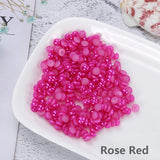 DIY Pure colors pearl flat bottom drills (1000pcs)