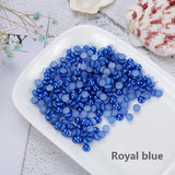DIY Pure colors pearl flat bottom drills (1000pcs)