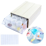 Drills Storage box With funnel and stickers