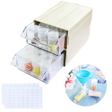 Drills Storage box With funnel and stickers
