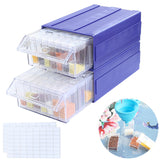 Drills Storage box With funnel and stickers