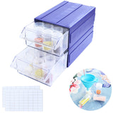 Drills Storage box With funnel and stickers