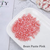 DIY Pure colors pearl flat bottom drills (1000pcs)