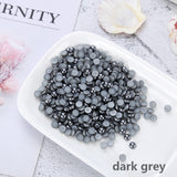 DIY Pure colors pearl flat bottom drills (1000pcs)