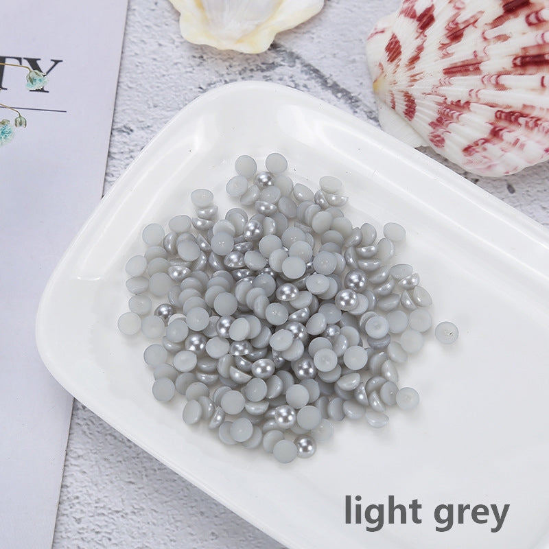 DIY Pure colors pearl flat bottom drills (1000pcs)