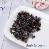 DIY Pure colors pearl flat bottom drills (1000pcs)