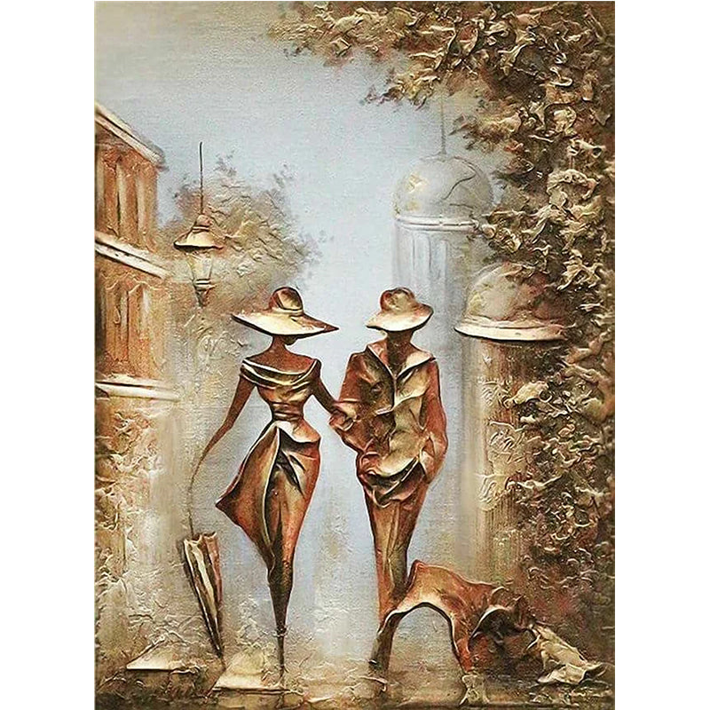 Full Diamond Painting kit - Distinguished couple