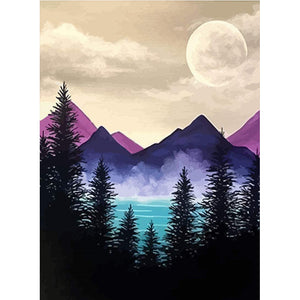 Full Diamond Painting kit - Beautiful mountain stream