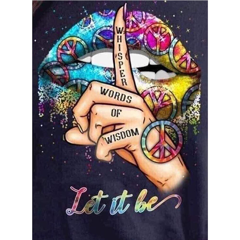 Full Diamond Painting kit - whisper words of wisdom