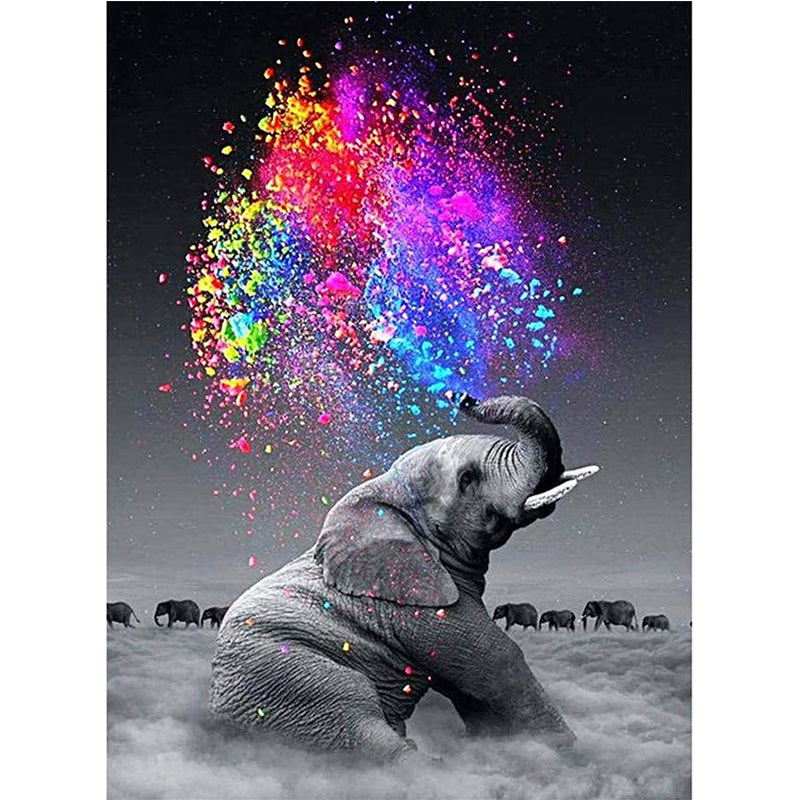 Full Diamond Painting kit - Elephant