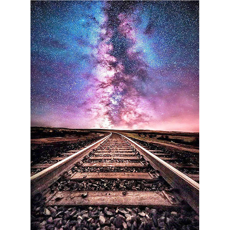 Full Diamond Painting kit - Train track
