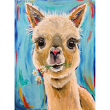 Full Diamond Painting kit - Alpaca