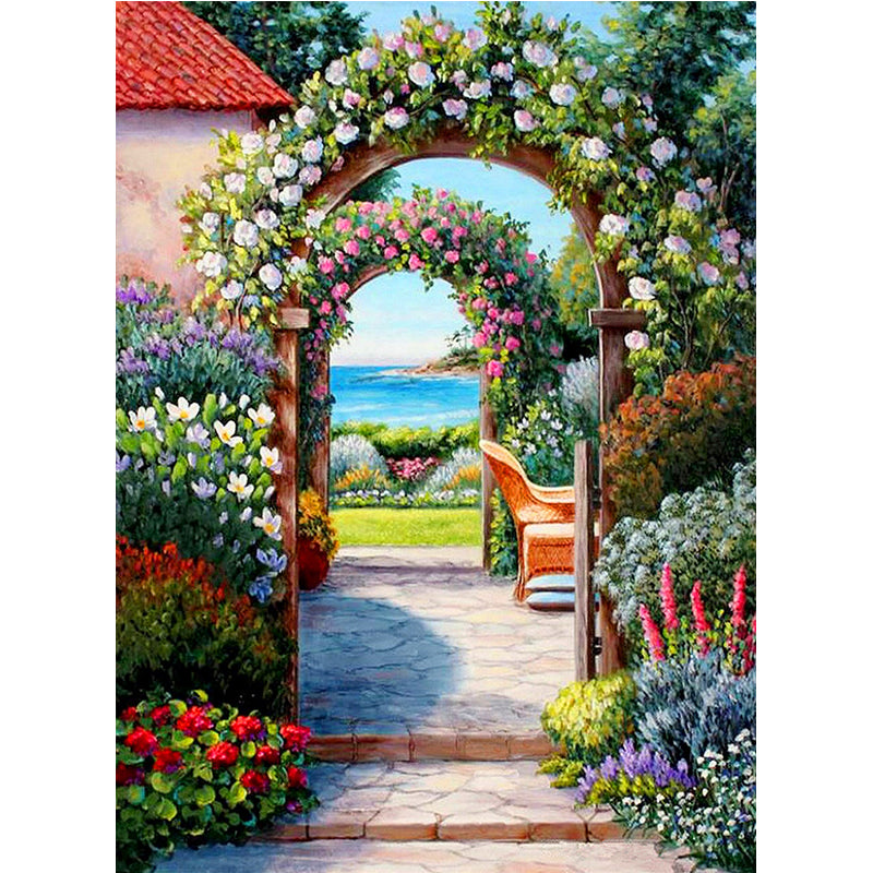 Full Diamond Painting kit - Beautiful view of the seaside
