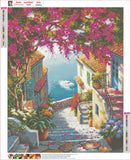 Full Diamond Painting kit - Beautiful view of the seaside