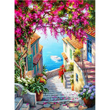 Full Diamond Painting kit - Beautiful view of the seaside