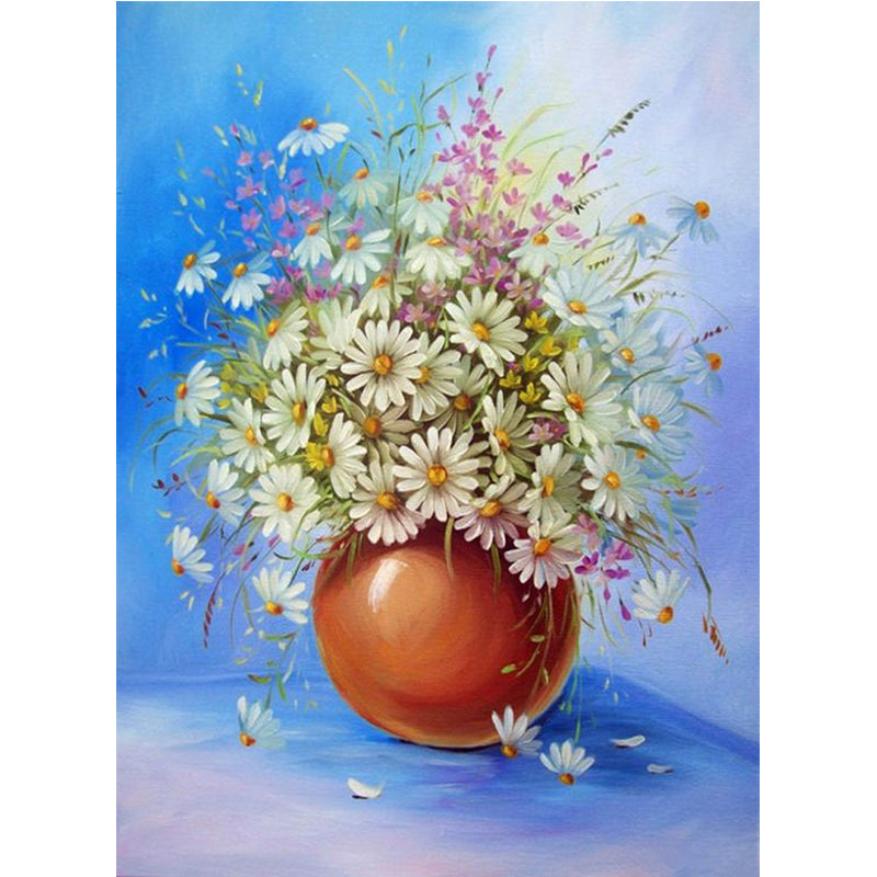 Full Diamond Painting kit - Beautiful daisies