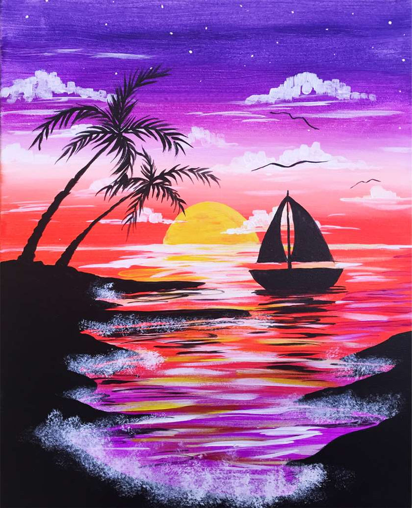 Full Diamond Painting kit - Beautiful sea landscape