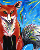 Full Diamond Painting kit - Watercolor fox