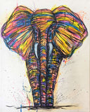Full Diamond Painting kit - Watercolor elephant