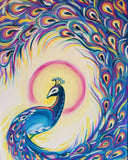 Full Diamond Painting kit - Beautiful peacock