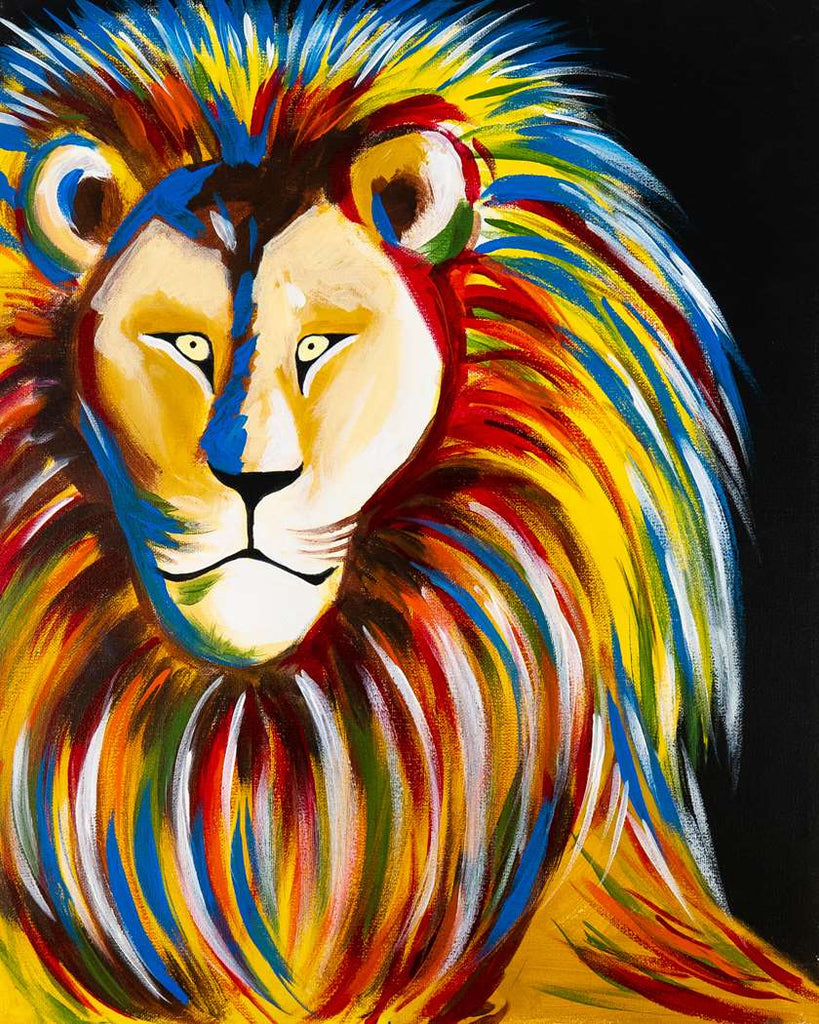 Full Diamond Painting kit - Cute lion