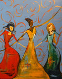 Full Diamond Painting kit - Girls dancing