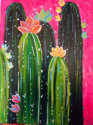 Full Diamond Painting kit - Cactus