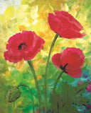 Full Diamond Painting kit - Beautiful red flower