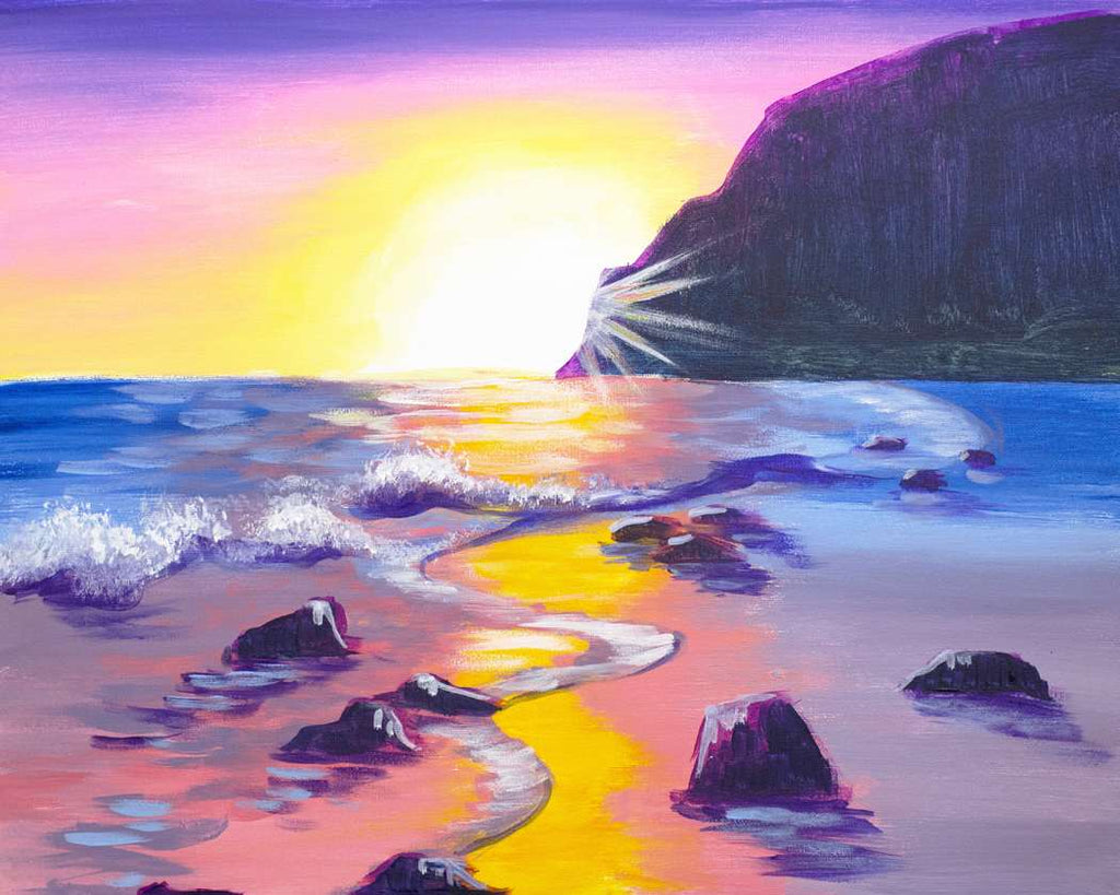 Full Diamond Painting kit - Stones on the beach