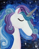 Full Diamond Painting kit - Blue Unicorn