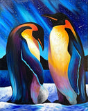 Full Diamond Painting kit - Cute penguins