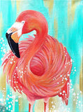 Full Diamond Painting kit - Flamingo